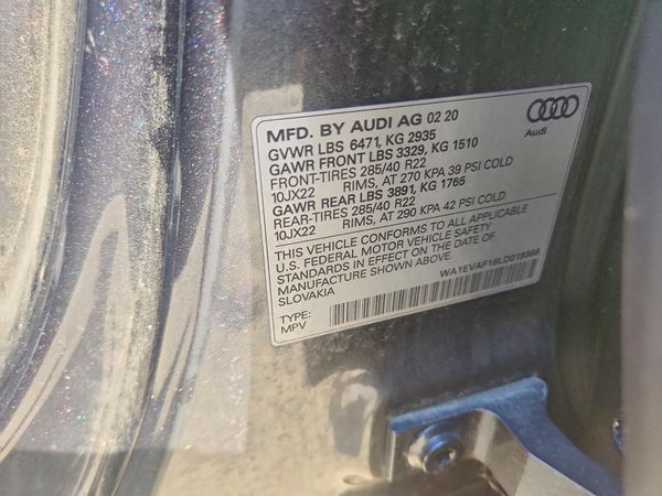 2020 AUDI Q8