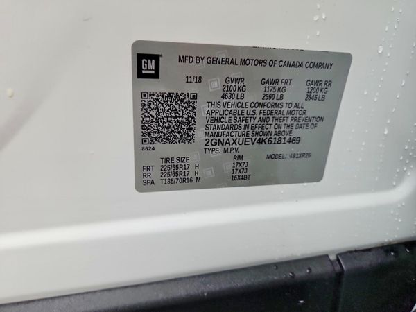 2019 CHEVROLET EQUINOX LT (1LT)
