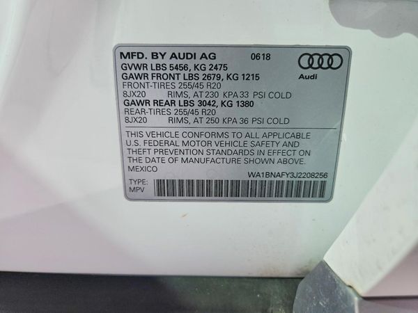 2018 AUDI Q5 quattro Premium Plus