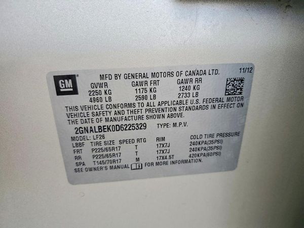 2013 CHEVROLET EQUINOX LS