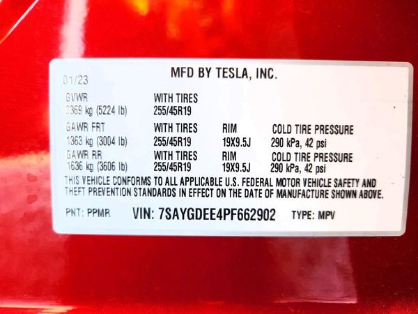2023 TESLA MODEL Y