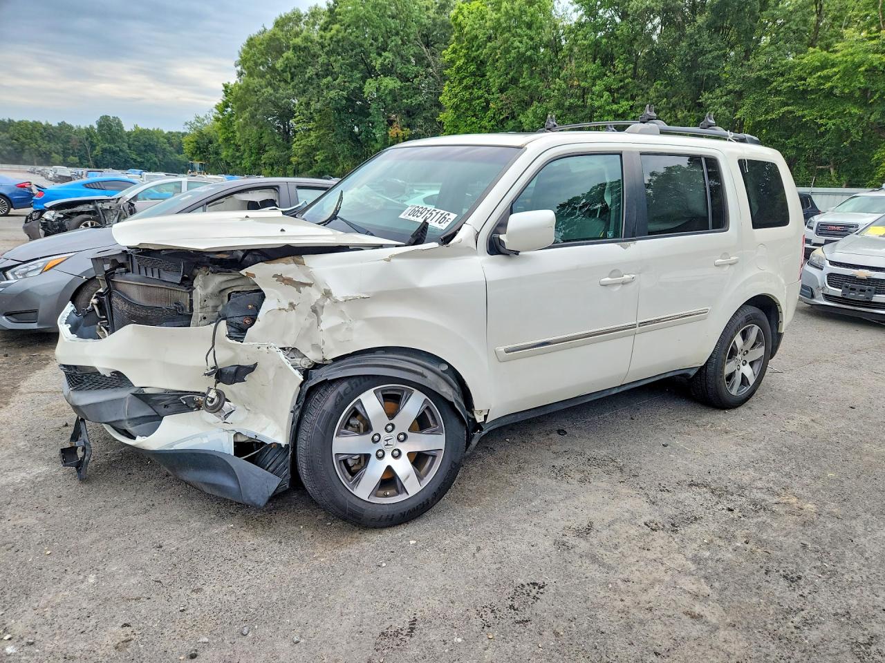 2012 HONDA PILOT TOURING — Front 3/4