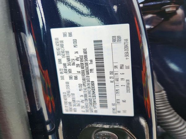 2022 FORD F150 SuperCrew