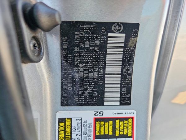 2024 TOYOTA CAMRY