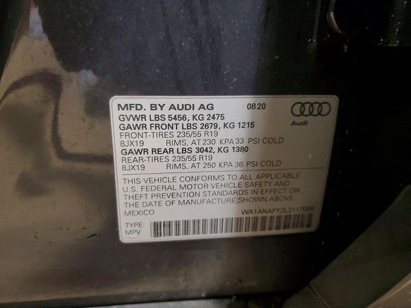 2020 AUDI Q5 quattro Premium