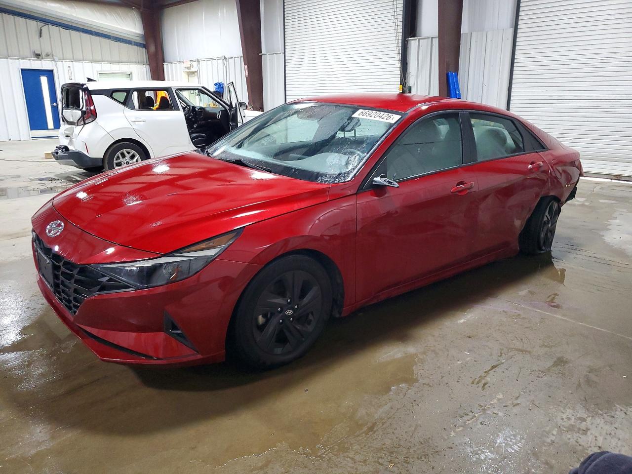 2021 HYUNDAI ELANTRA Blue