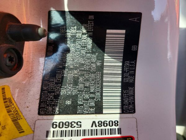 2012 TOYOTA SIENNA
