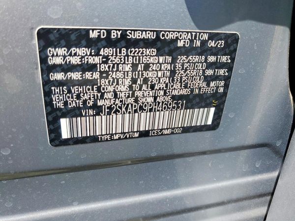 2023 SUBARU FORESTER