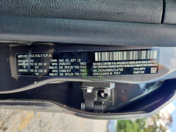 2020 JEEP RENEGADE Latitude, Longitude — VINS