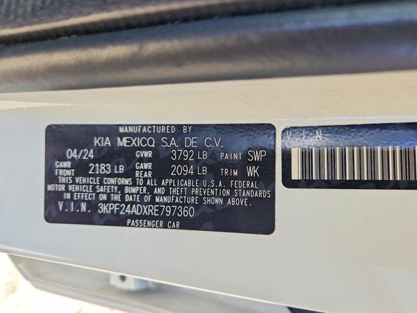 2024 KIA FORTE LX, LXS