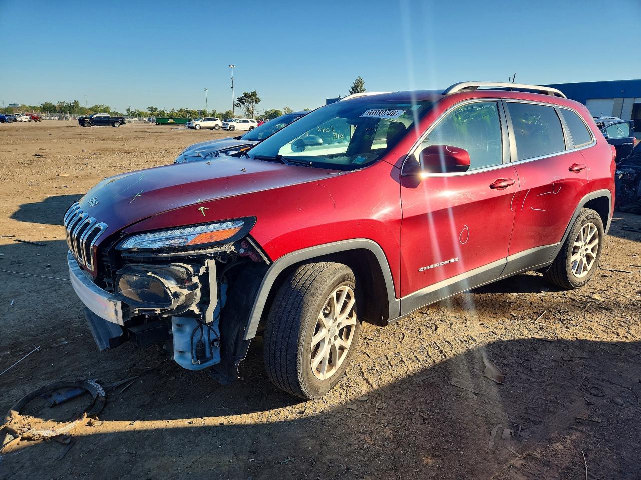 2016 JEEP CHEROKEE Latitude/Longitude/North