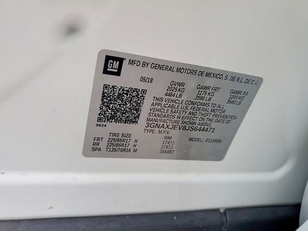 2018 CHEVROLET EQUINOX LT (1LT)
