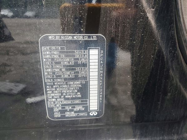 2019 INFINITI QX50