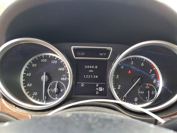 2012 MERCEDES-BENZ ML ML350 4-MATIC — ODOM