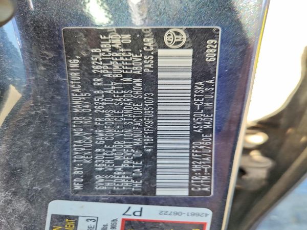 2015 TOYOTA CAMRY