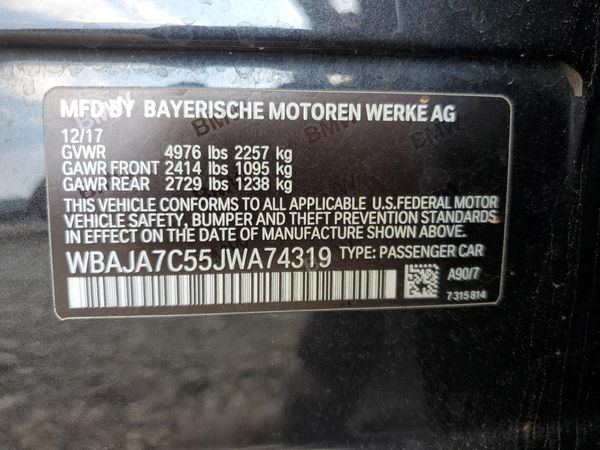 2018 BMW 530