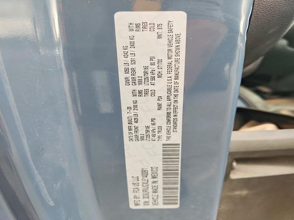 2020 RAM PROMASTER 3500 VF