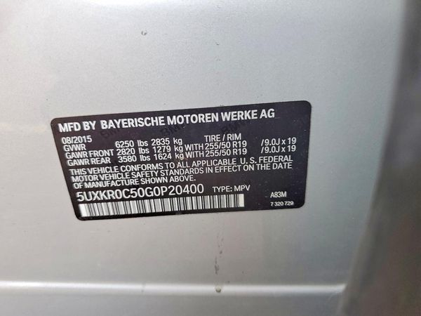 2016 BMW X5 xDrive35i