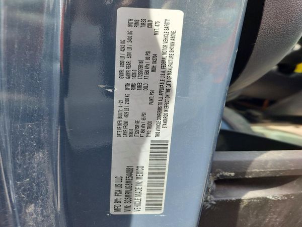 2021 RAM PROMASTER 3500 — VINS