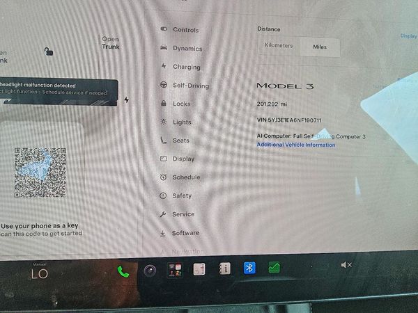 2022 TESLA MODEL 3