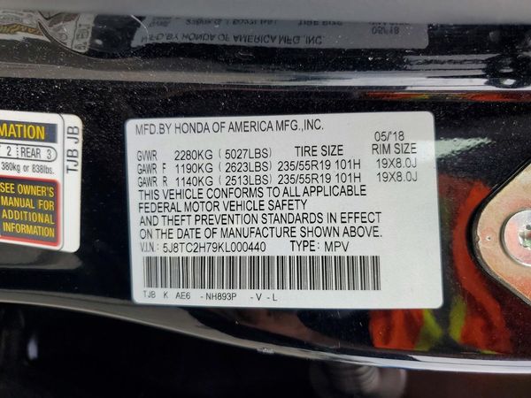 2019 ACURA RDX