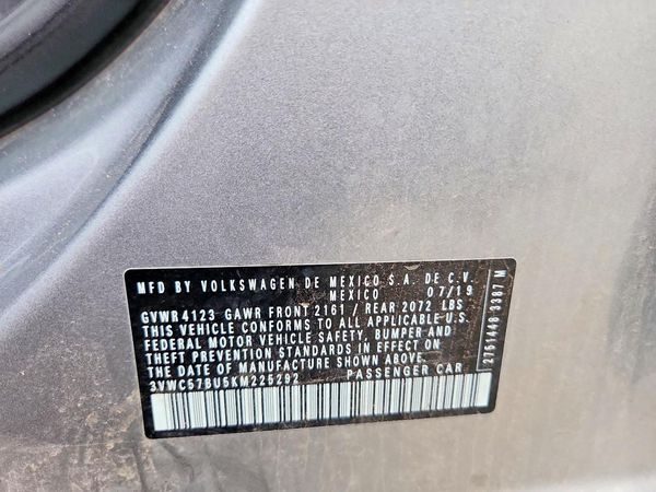 2019 VOLKSWAGEN JETTA