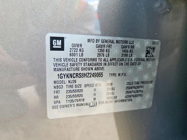 2017 CADILLAC XT5 Premium Luxury