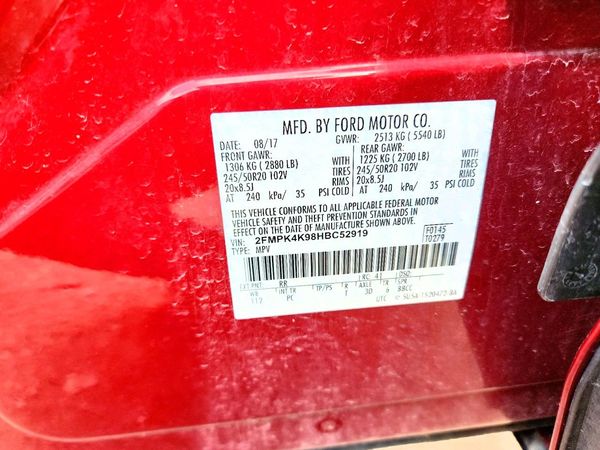 2017 FORD EDGE Titanium