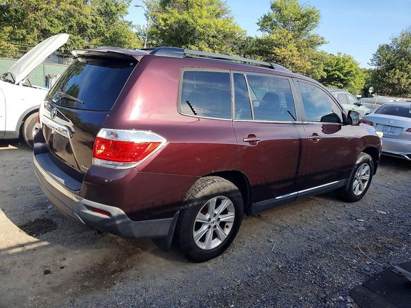 2012 TOYOTA HIGHLANDER Base/Hybrid — PSRA