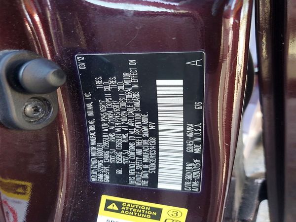 2012 TOYOTA HIGHLANDER Base/Hybrid — VINS