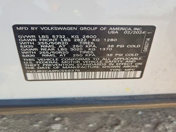 2024 VOLKSWAGEN ATLAS