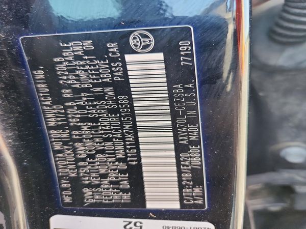 2021 TOYOTA CAMRY