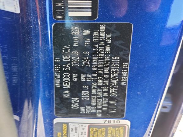 2024 KIA FORTE