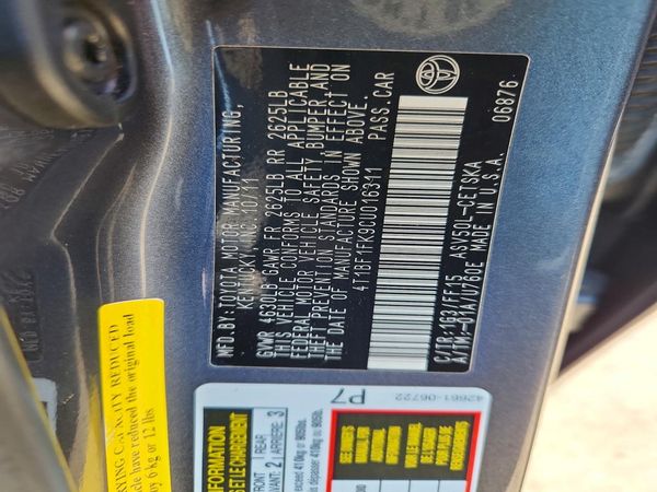 2012 TOYOTA CAMRY