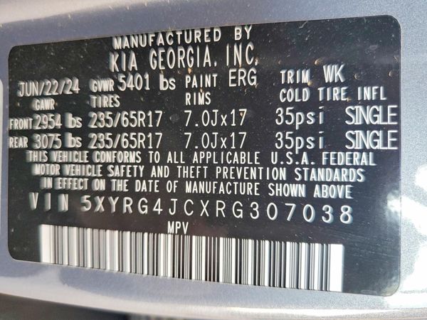 2024 KIA SORENTO