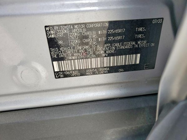 2023 TOYOTA RAV4 XLE — VINS