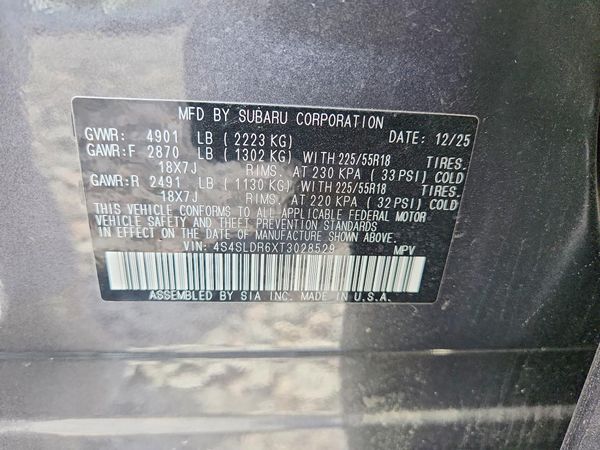 2026 SUBARU FORESTER