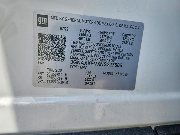2022 CHEVROLET EQUINOX Premier (1LZ)