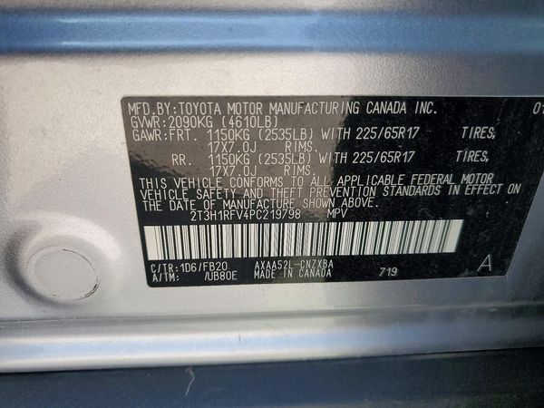 2023 TOYOTA RAV4 LE