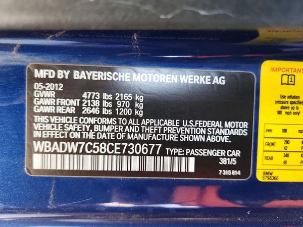 2012 BMW 328