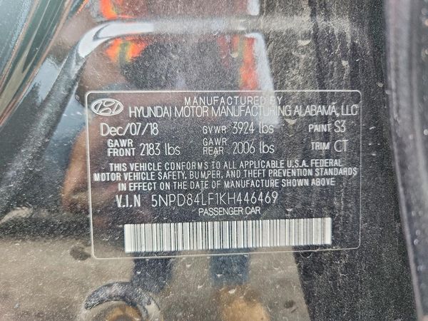 2019 HYUNDAI ELANTRA