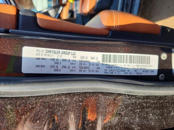 2012 JEEP GRAND CHER Overland