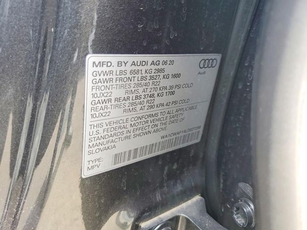 2020 AUDI SQ8