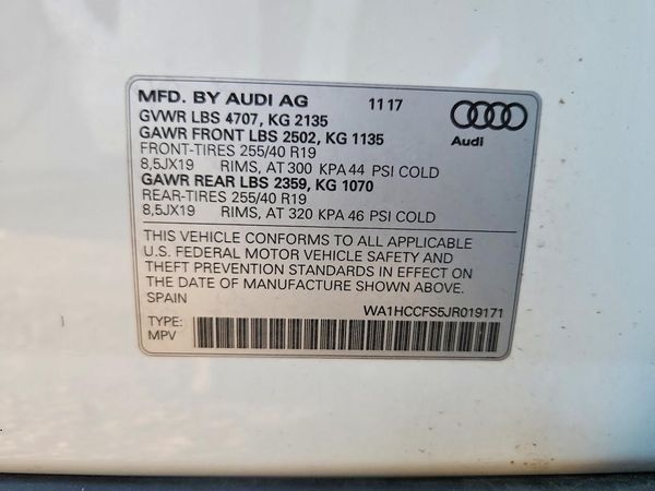 2018 AUDI Q3