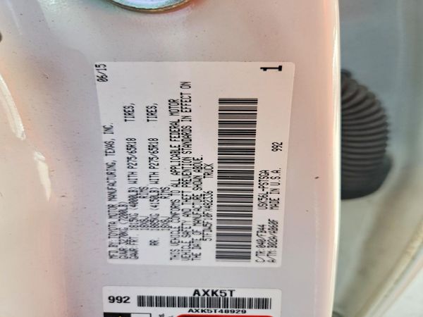 2015 TOYOTA TUNDRA SR5 Grade