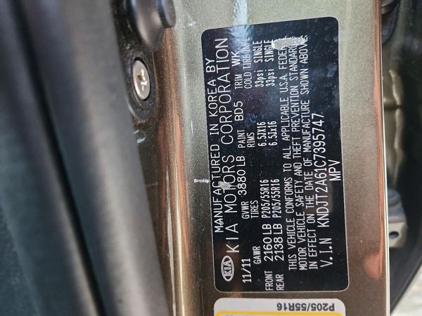 2012 KIA SOUL GL
