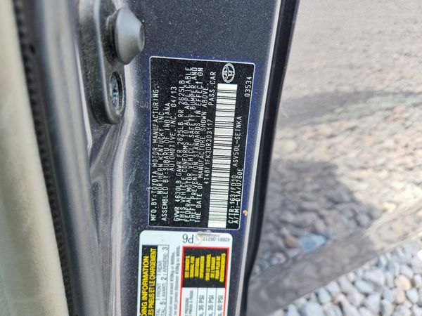 2013 TOYOTA CAMRY