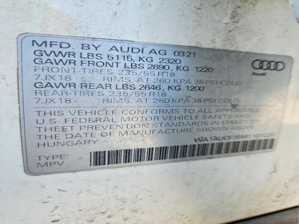 2021 AUDI Q3