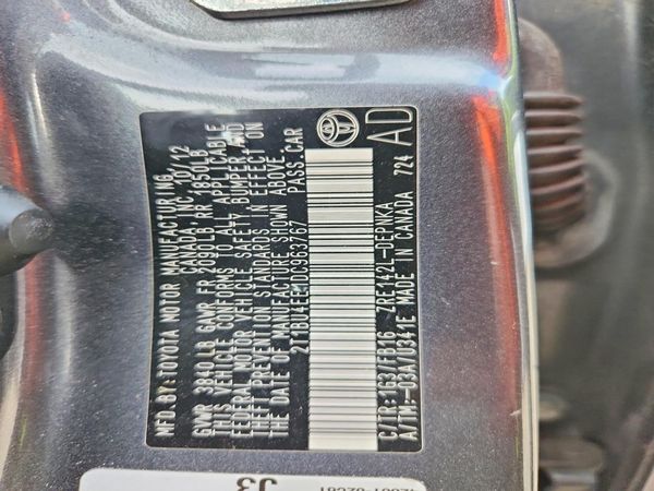 2013 TOYOTA COROLLA