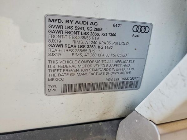 2021 AUDI Q5 E quattro Premium Plus